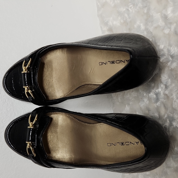 Bandalino Patten Leather Aligator Embossed Heels - Picture 11 of 16